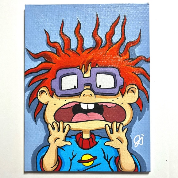 Chuckie Finster canvas painting